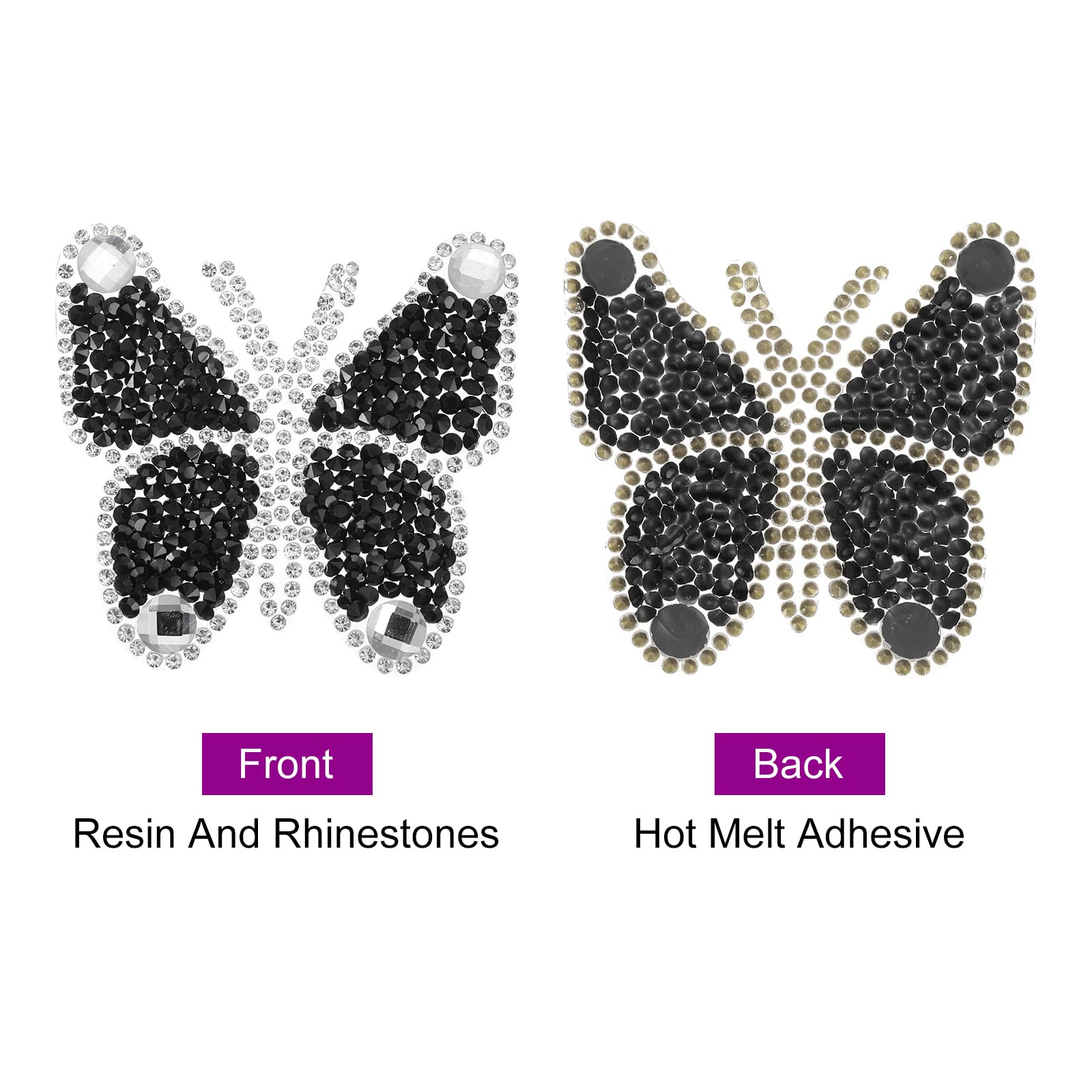 Sourcing Map Lot De 8 écussons Brodés à Thermocoller Ou à