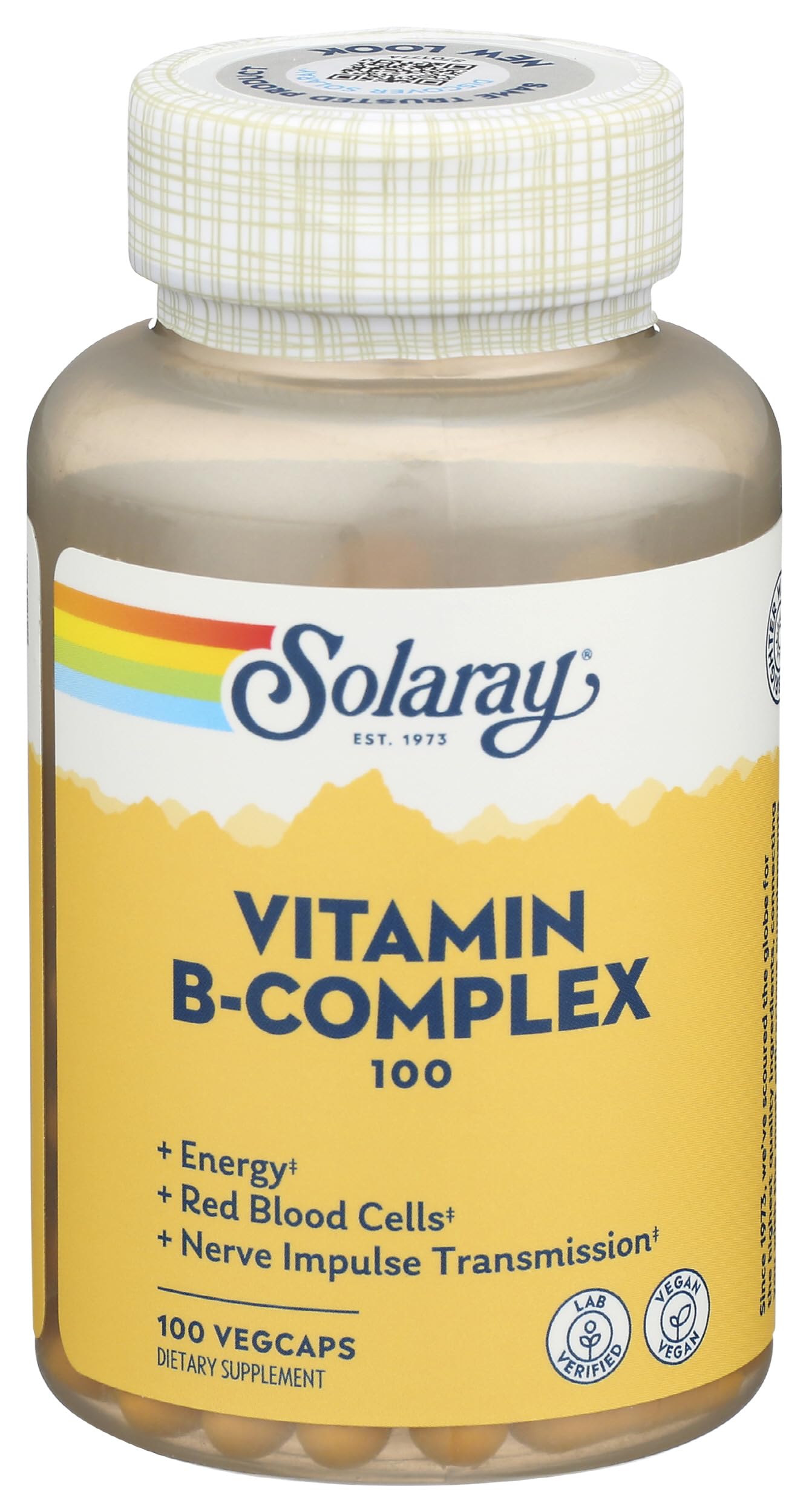 B-Complex, 100 mg, 100 capsules