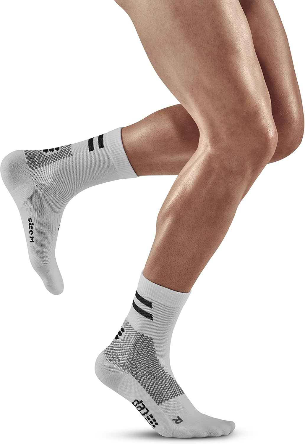 CEP Calcetines de entrenamiento de corte medio, unisex