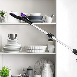 32 inch GrabRunner Heavy Duty(up to 10 lbs) Reacher Grabber Tool with Strong Magnetic (Purple(1Pack))