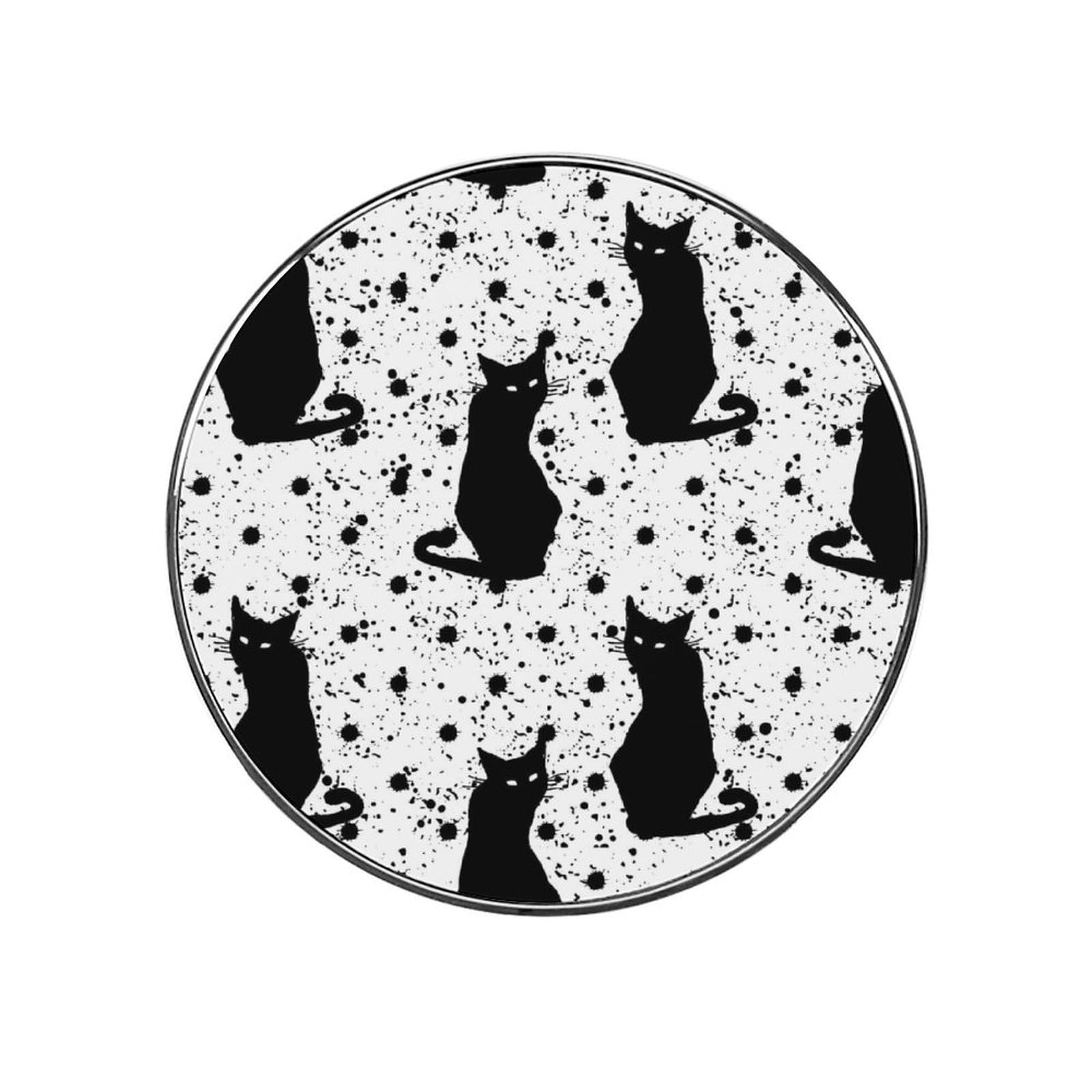 Cute Black Cat Refrigerator Magnet Decorative Locker Magnet For Kitchen And Office Home Décor