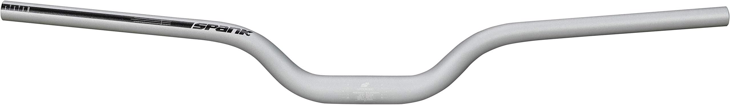 Spank Spoon 31.8 mm, 800 mm Plug 60 mm Raw Silver MTB Unisex Adult 31.8 mm