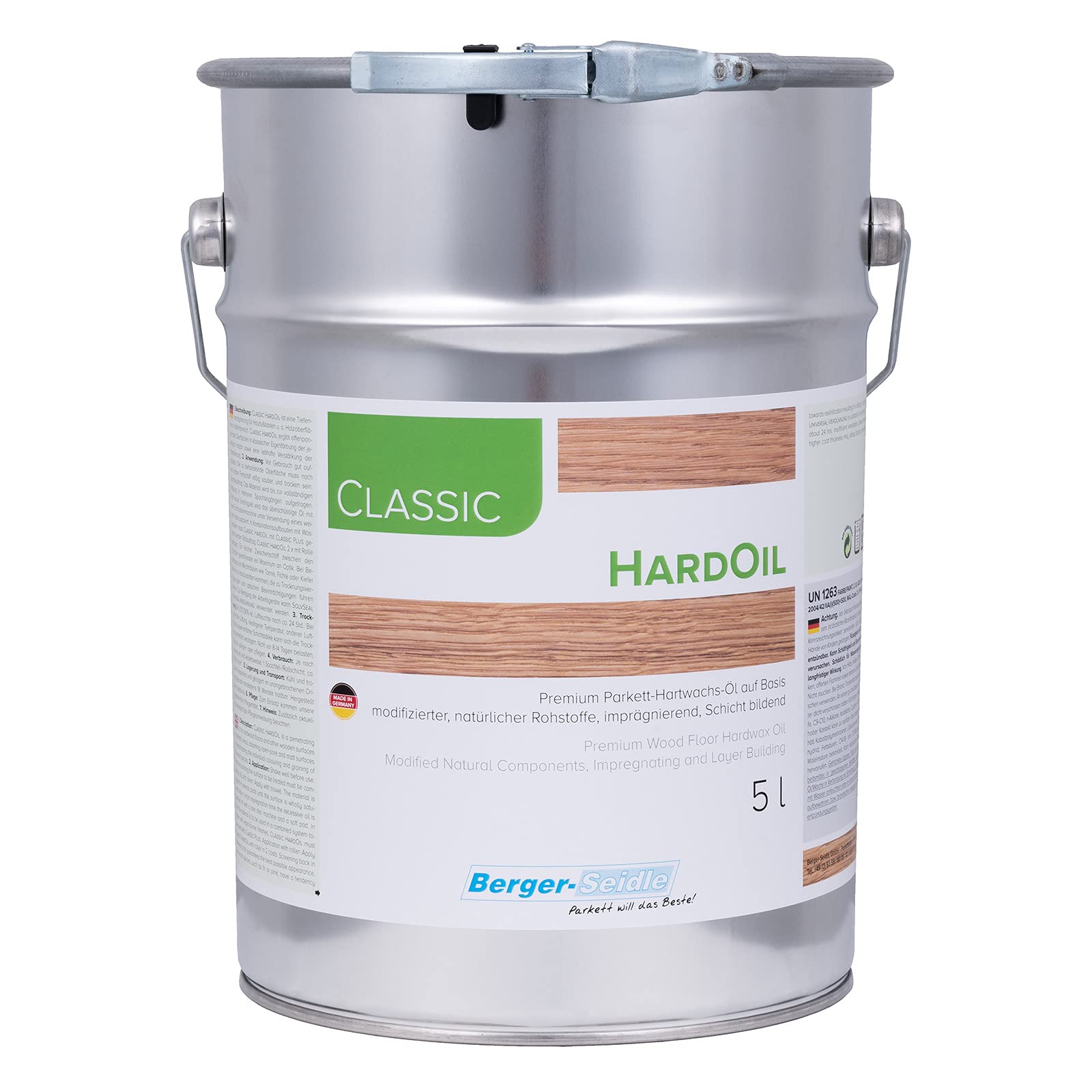 Berger-Seidle Classic Hardoil, Tiefenimprägnierung, Imprägnieröl für Parkett und Holzböden