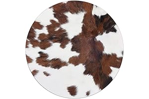 Cow Print Mouse Pad: Bovine-Inspired Workstation Essential