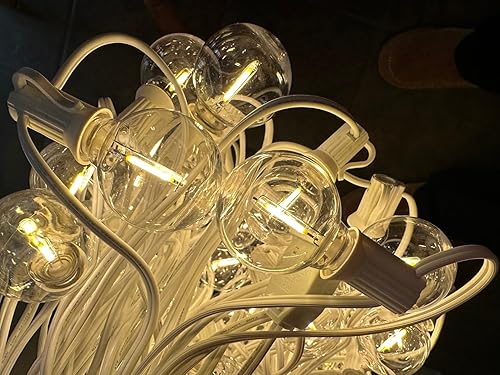 Miniatura 5 de Bombillas LED de repuesto G40, bombilla LED E12 para candelabro, bombillas de globo inastillables para luces de cadena de luces al aire libre,