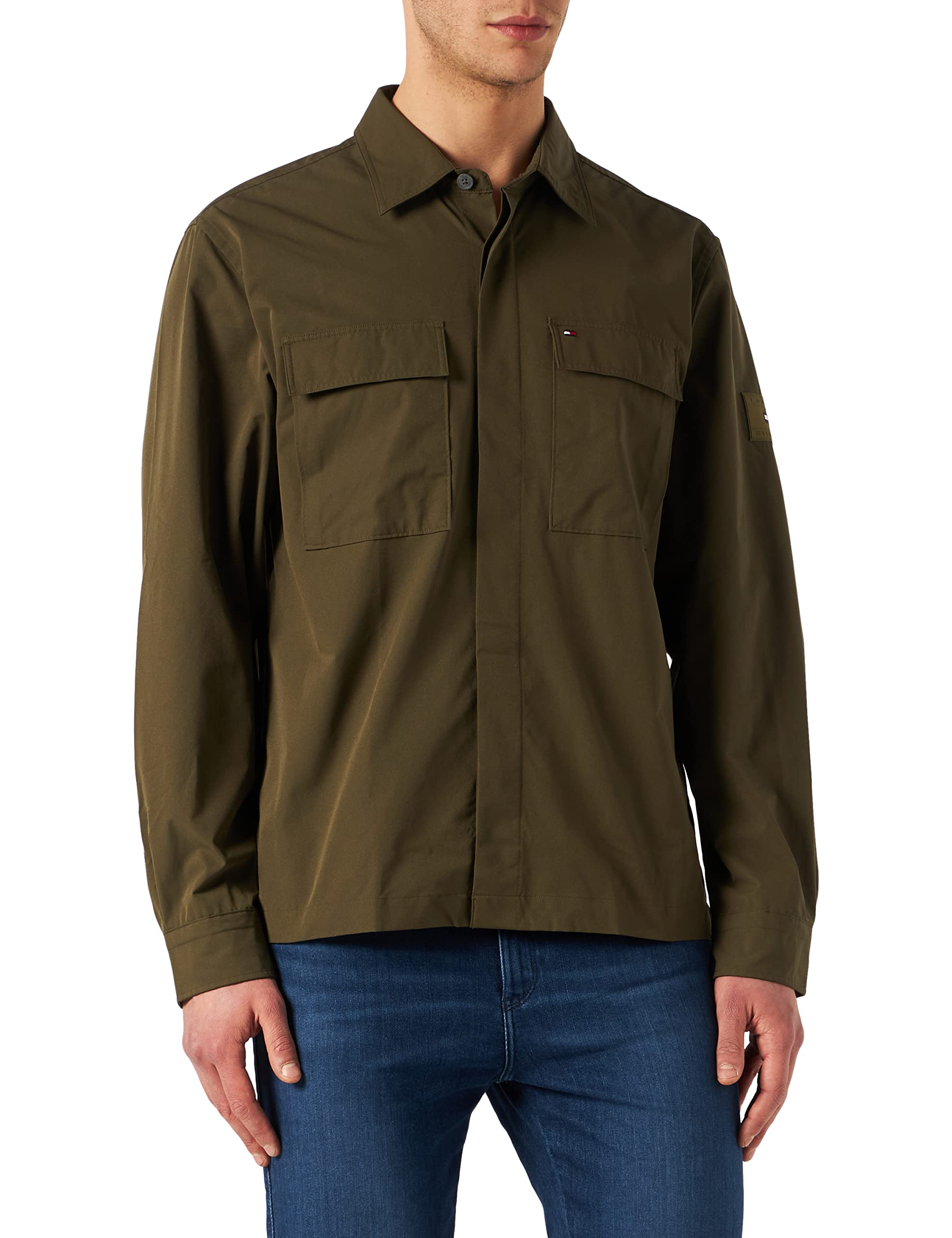 Tommy Hilfiger Utility Overshirt Army Green