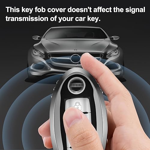 Miniatura 5 de Funda para llavero Nissan, funda de llavero de TPU suave con llavero de cuero para Altima Rogue Sentra Titan Maxima Pathfinder Murano 370z,