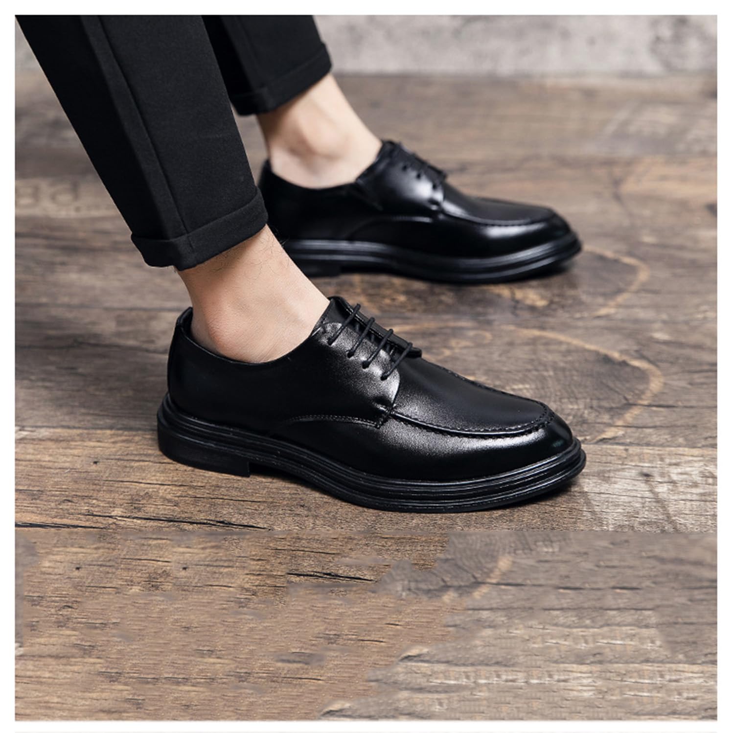 Uomo Scarpe da Derby Eleganti Stringate Francesine Classiche | Scarpe Oxford Da Uomo Elegante Stringate Derby Formale Scarpe Da Sposa Scarpe Da Lavoro