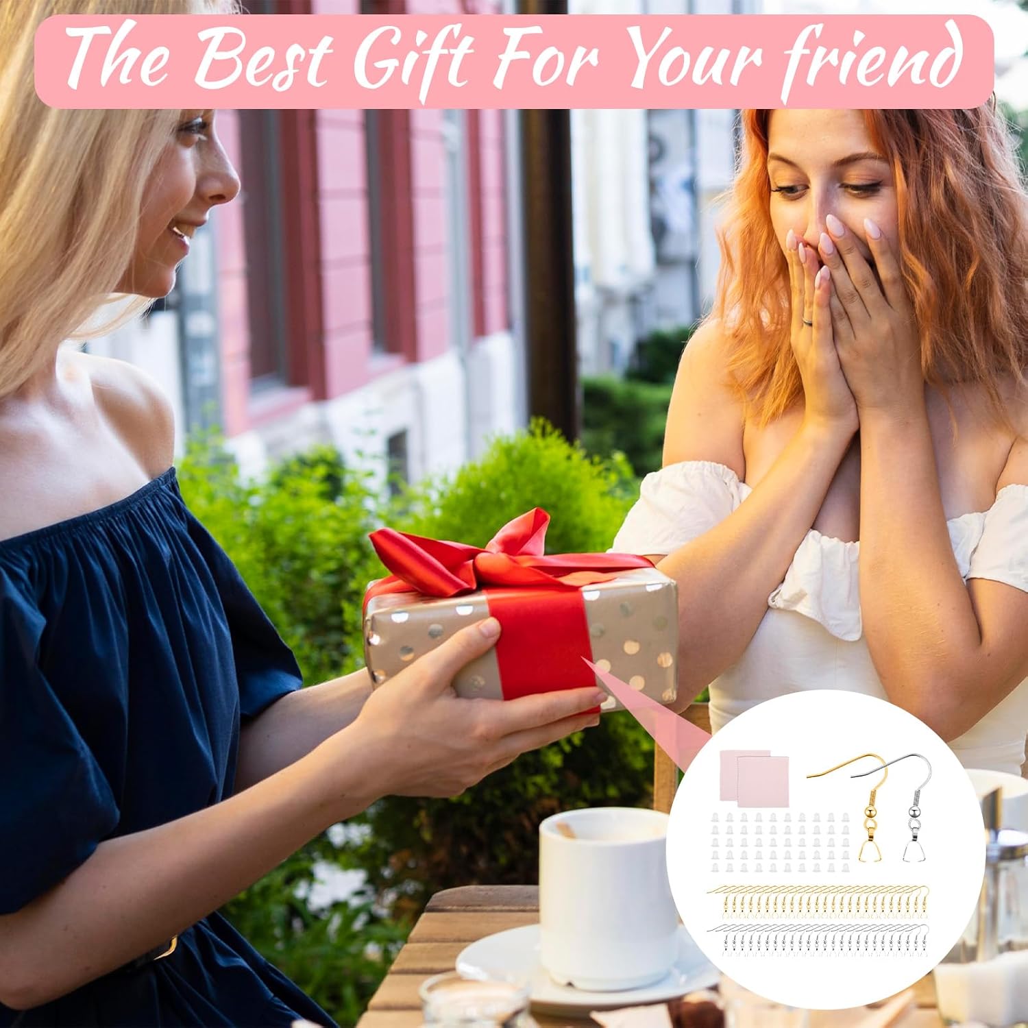 Stainless Steel Earring Hooks 100 Pieces DIY Earrings Making Kit, 50 Silver and Gold Earrings Hooks with 50 Clear Silicone Earring Backs and 2 Polishing Cloth for Jewelry Making - Image 5