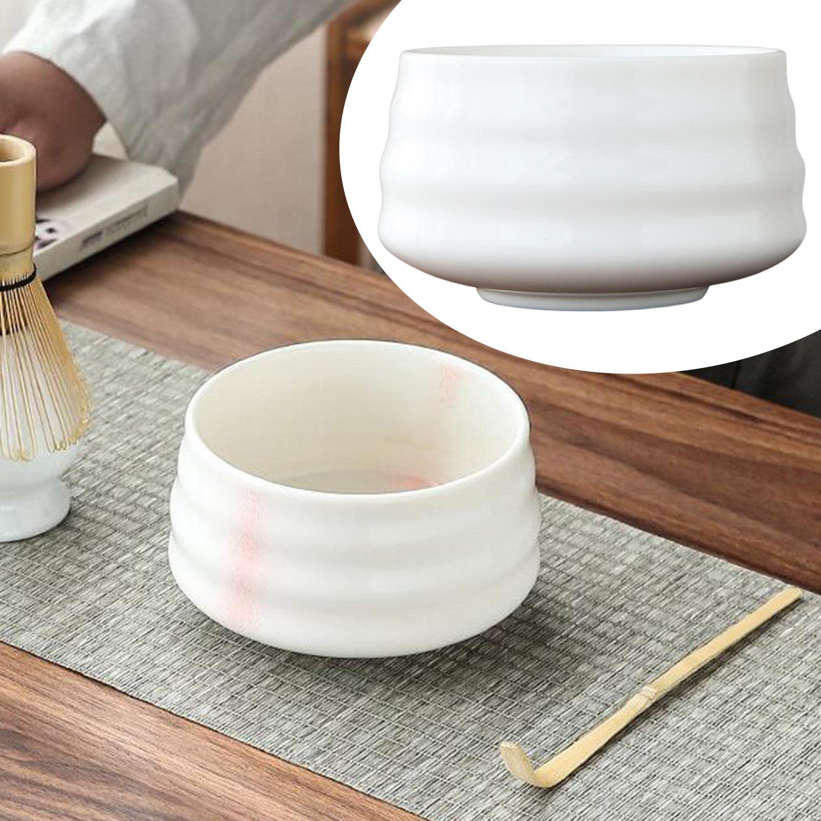 ATORSE Portable Tea Matcha Bowl Durable Pottery Accessories for Household Party White|Home & Garden|Food & Beverages|Tea 2