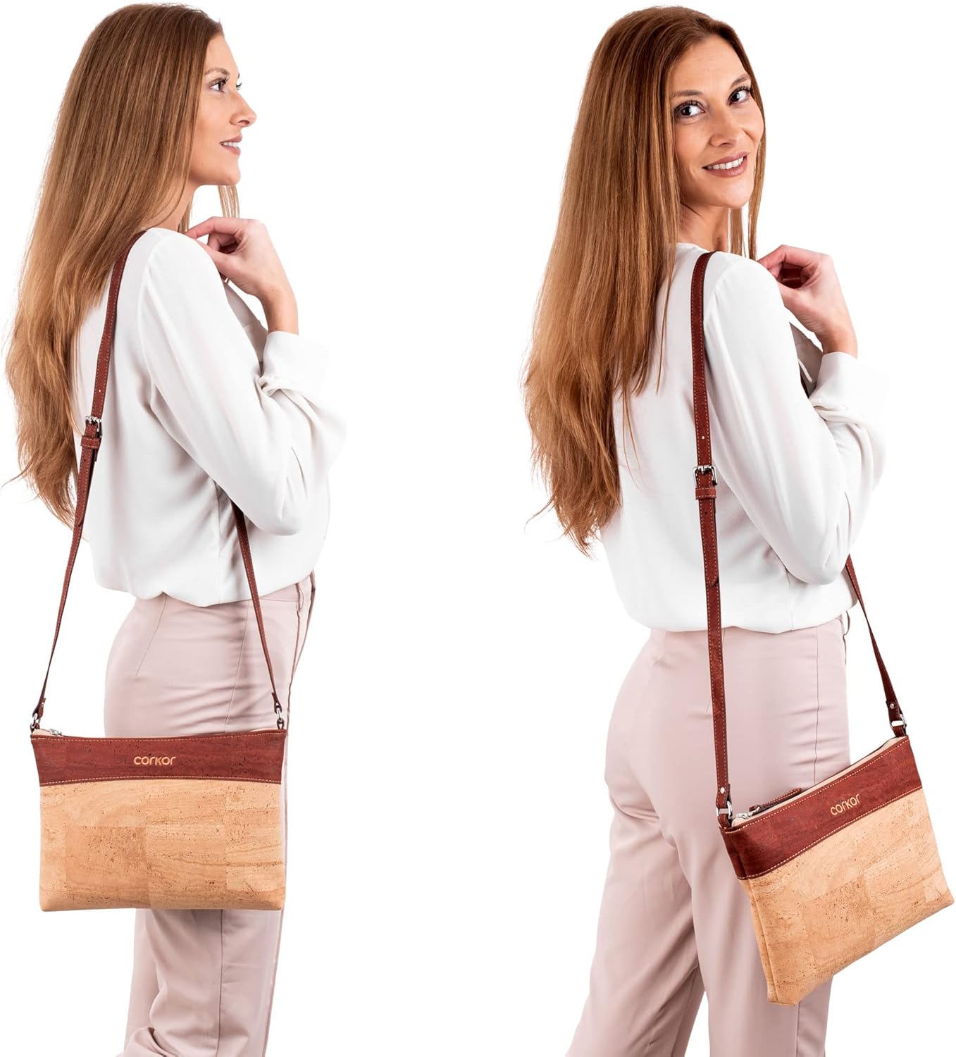 Corkor Cork Purse Women | Vegan Crossbody Bag Small Handbag Portugal Non-Leather