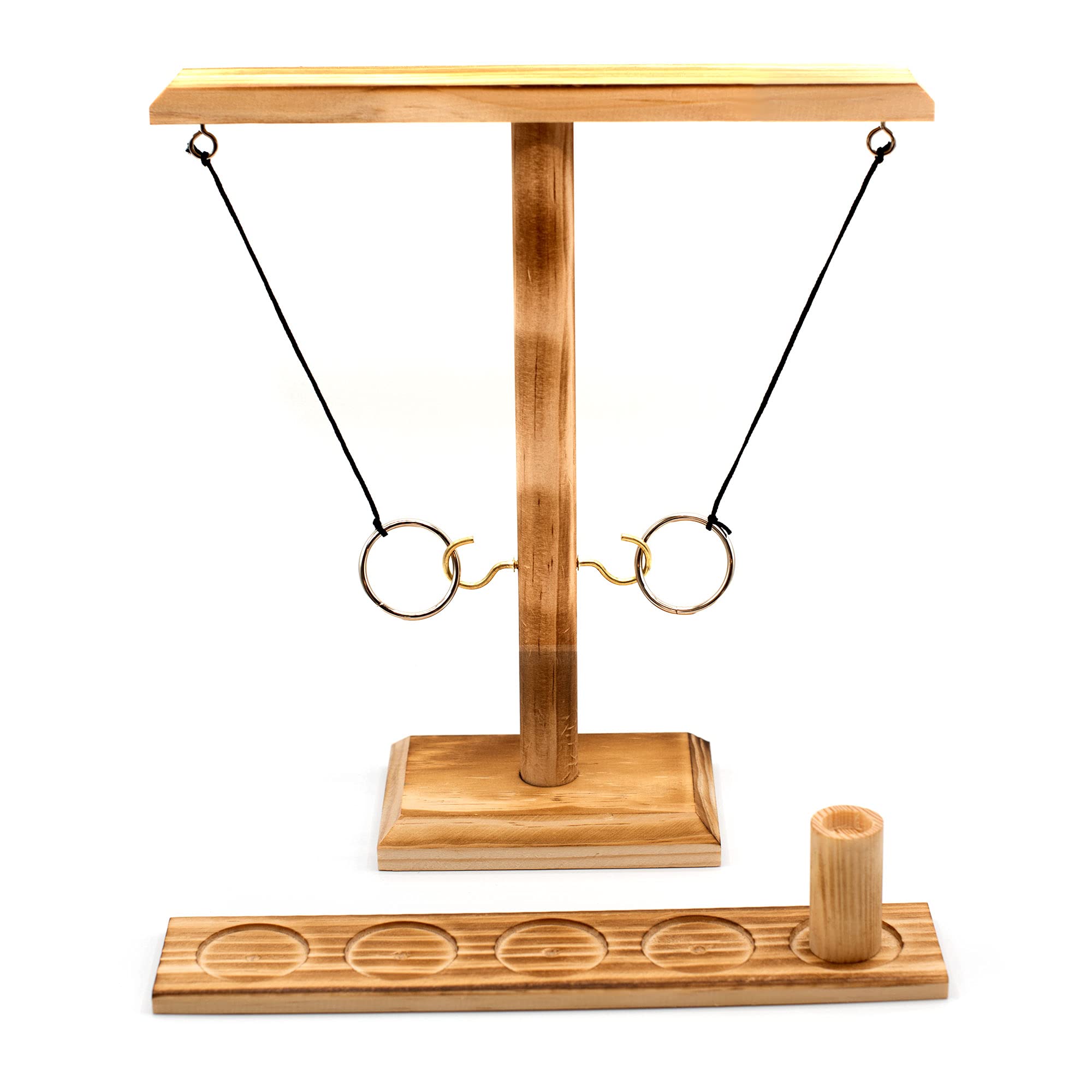 Buy Funny Wooden Ring Toss Game, Hook and Ring Toss Game for Adults and