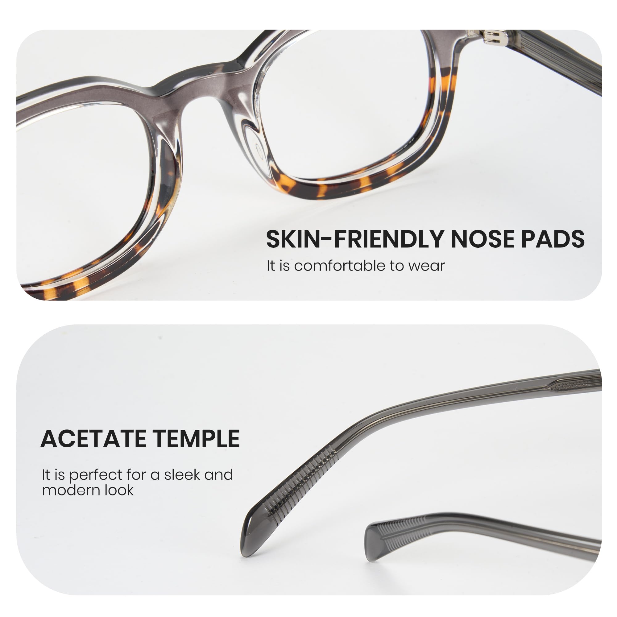 Cyxus Blaulichtfilter Brille Ohne Stärke Herren Damen Mode Computer Schutzbrille Bildschirmbrille Gaming Brille 8559