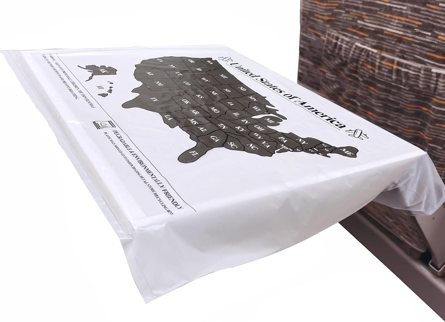 12 Pack Airplane Tray Cover, Disposable Airplane Tray Table