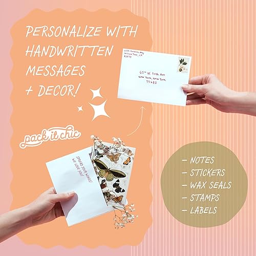 Miniatura 5 de Pack It Chic - Sobres de papel kraft A2 de 4 38 pulgadas x 5 34 pulgadas (250 unidades) sobres autoadhesivos para invitaciones, tarjetas, fotos,