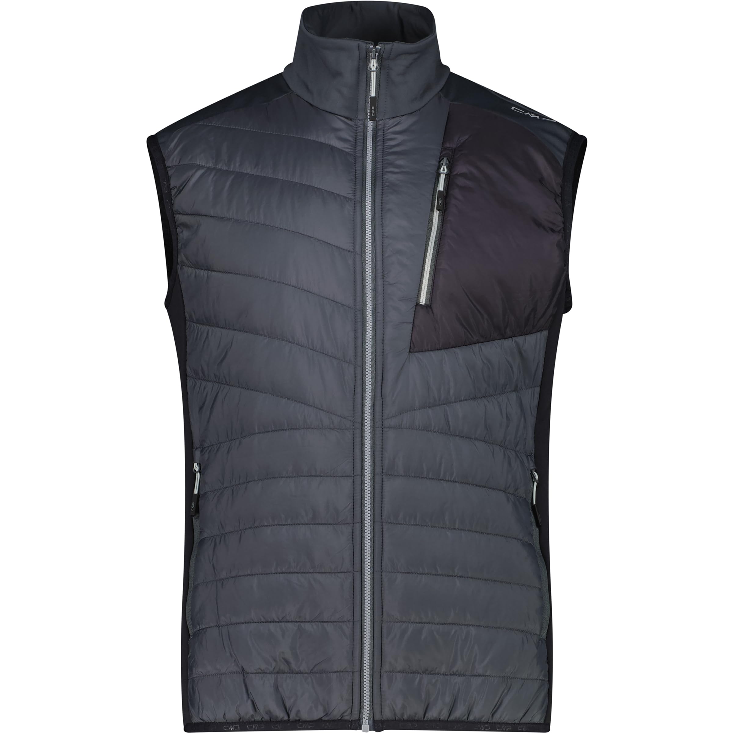 Gilet hybride homme gris CMP taille L isolant et coupe-vent - 4