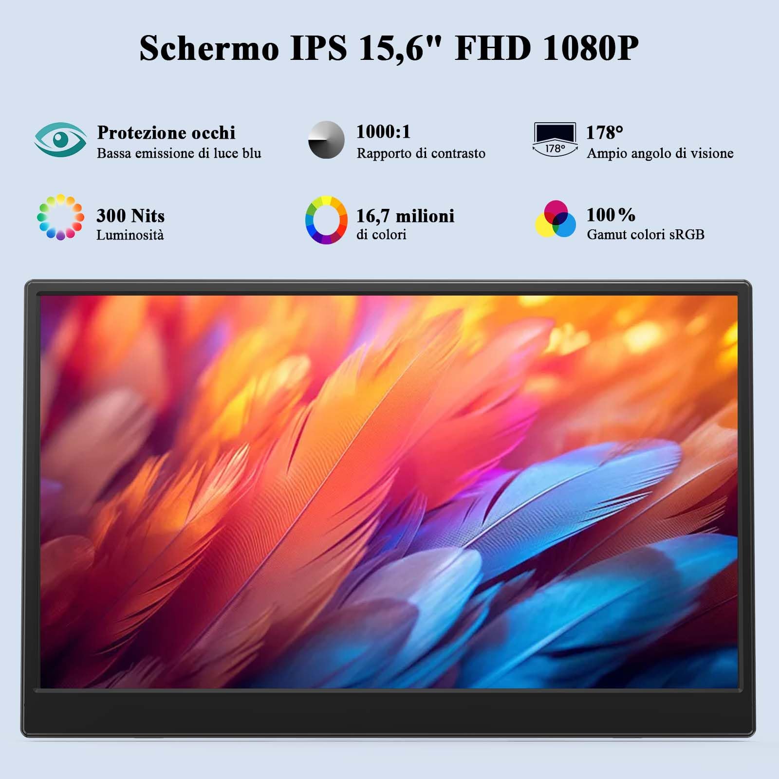 Monitor Azeyou 15.6