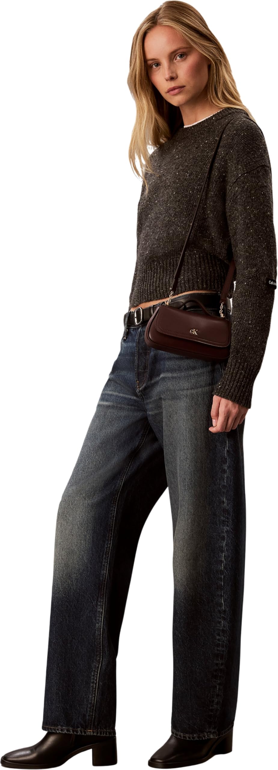 Calvin Klein Ck Top Handle Crossbody Lv04f3679g - Crossover Mujer