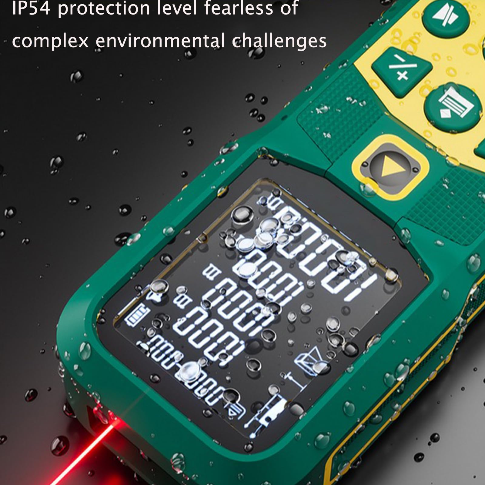 Ransfinder portátil Rangefinder Multifuncional Medidos Digitales Modos de medición múltiples Rango preciso Adecuado para la Industria, Caza