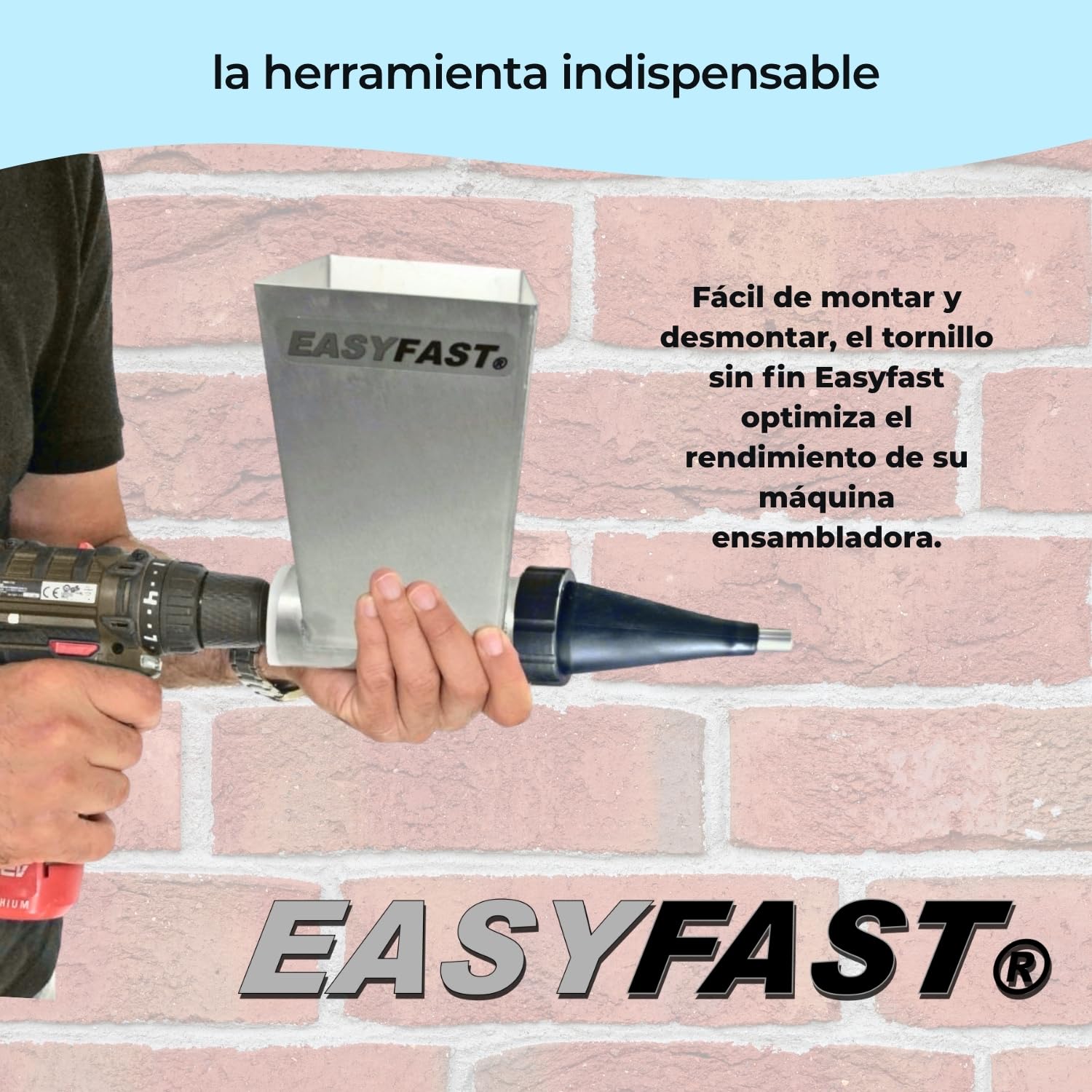 EASYFAST Boquillas recortables para mortero 8–16 mm – juego de 3 para juntas de piedra y ladrillo