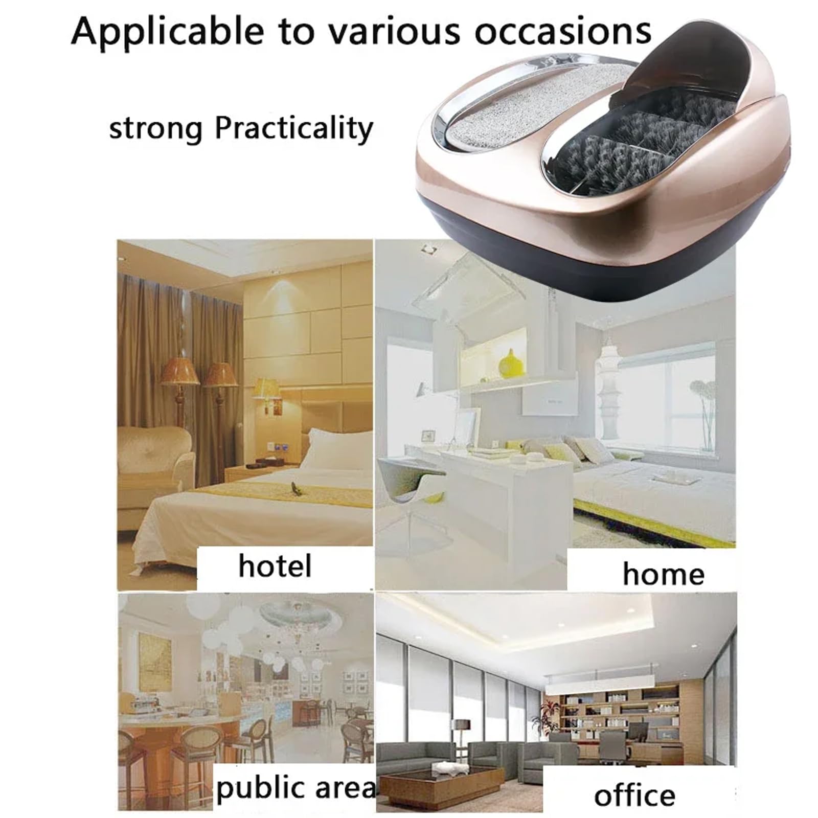 Pulitore automatico per scarpe, con sensore intelligente, per stivali e scarpe, attrezzature per la pulizia della casa e della clinica, per hotel e uso commerciale