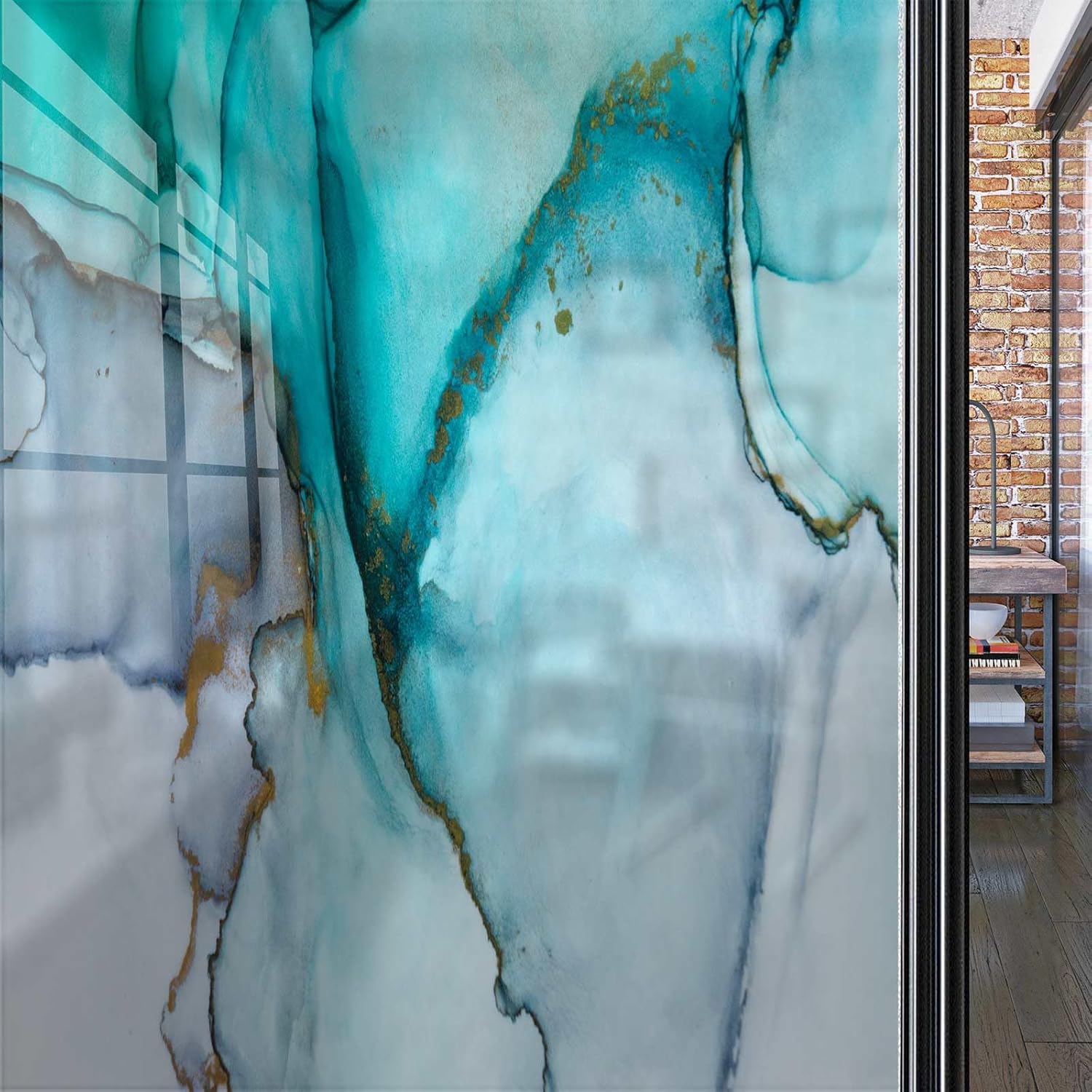 Window Film Privacy One Way Green Glass Window Film Privacy