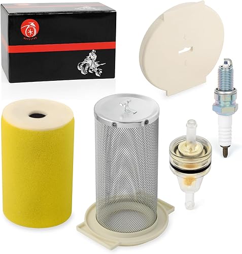 Kit de tapa de extremo guía y filtro de aire para Yamaha Big Bear 350 Moto-4 250 350 YFM350 Timberwolf 250 YFB250 1987-2000 Kodiak 400 YFM400FW