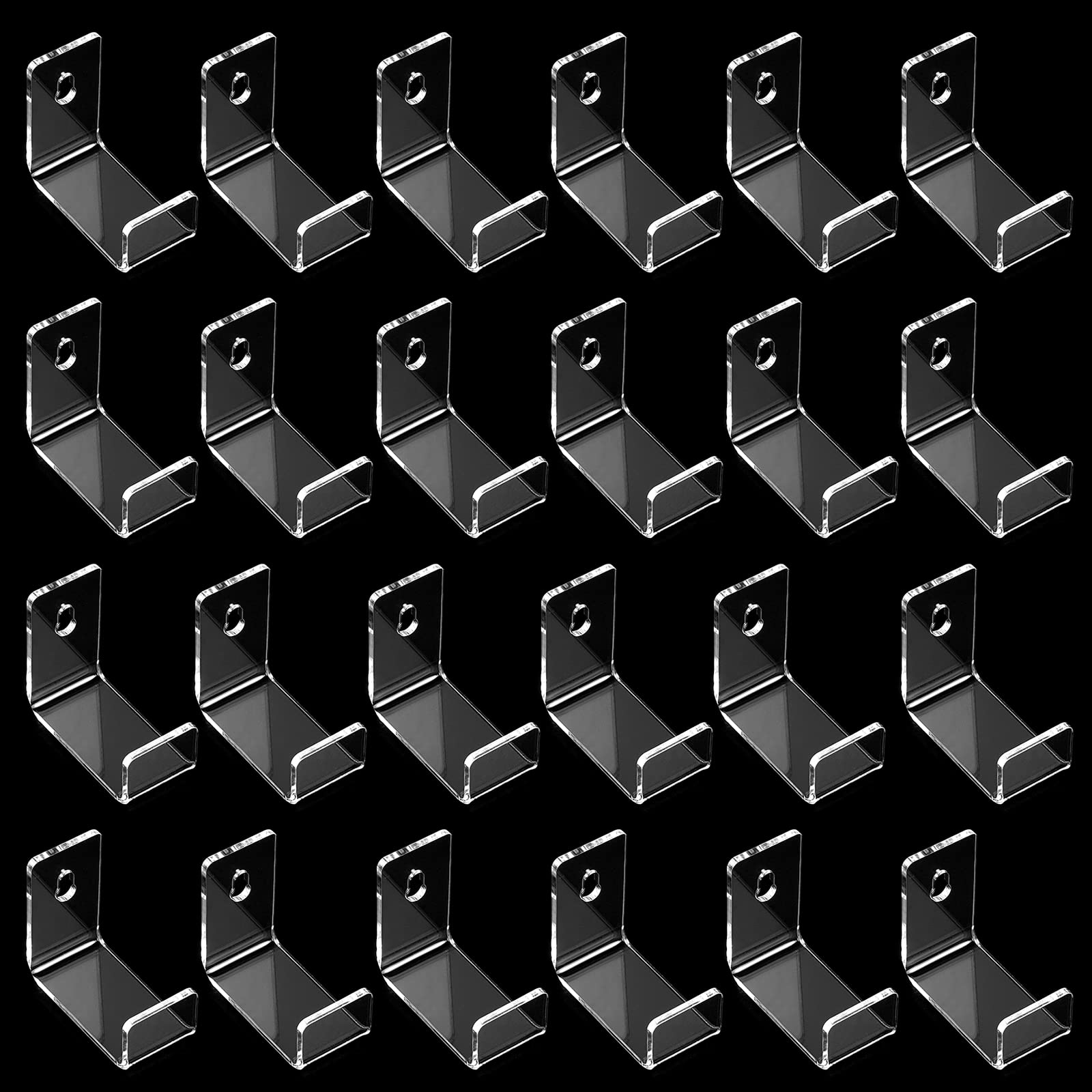 Support Mural Pour Disques Vinyles En Satin Noir Avec Support