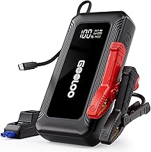 GOOLOO G7 3000A Jump Starter with Built-in Cable,Portable Power Bank for 45W Fast Charging,12V SuperSafe Lithium Jump Box, Battery Booster Pack Up to 8.5L Gas or 6.0L Diesel Engine