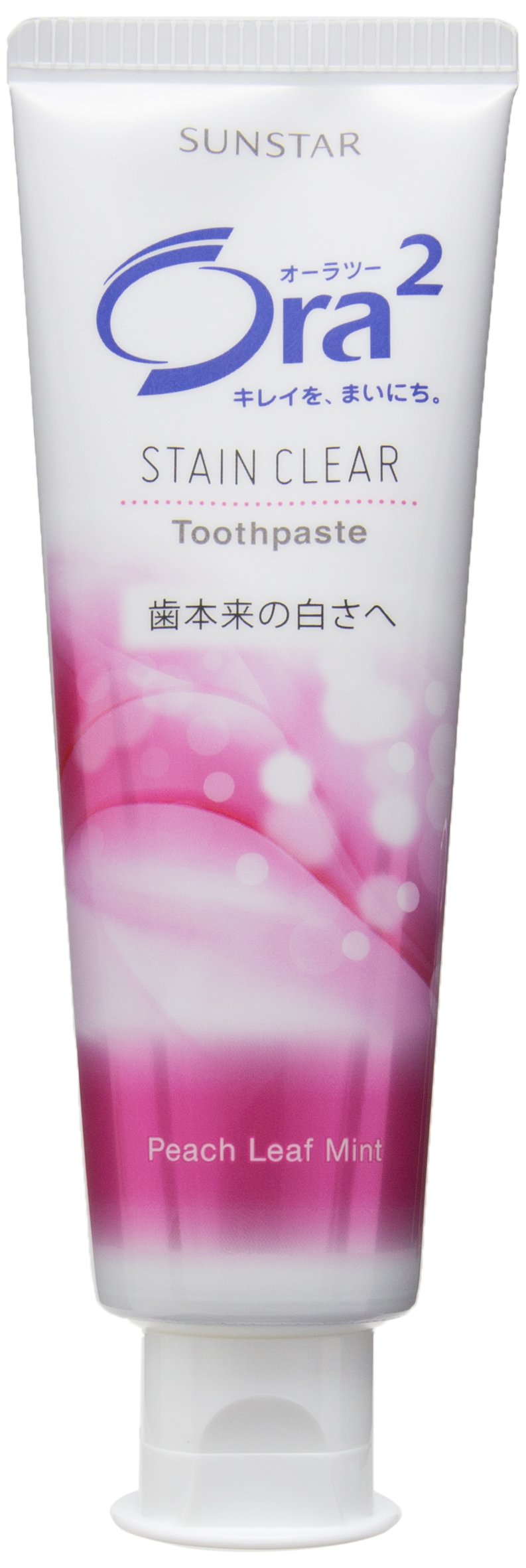 Ora2Sunstar Stain Clear Whitening Toothpaste 140g Peach Leaf Mint