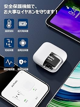 Amazon | Podick 充電ケース、Airpods 第4世代との互換性あり, Airpods