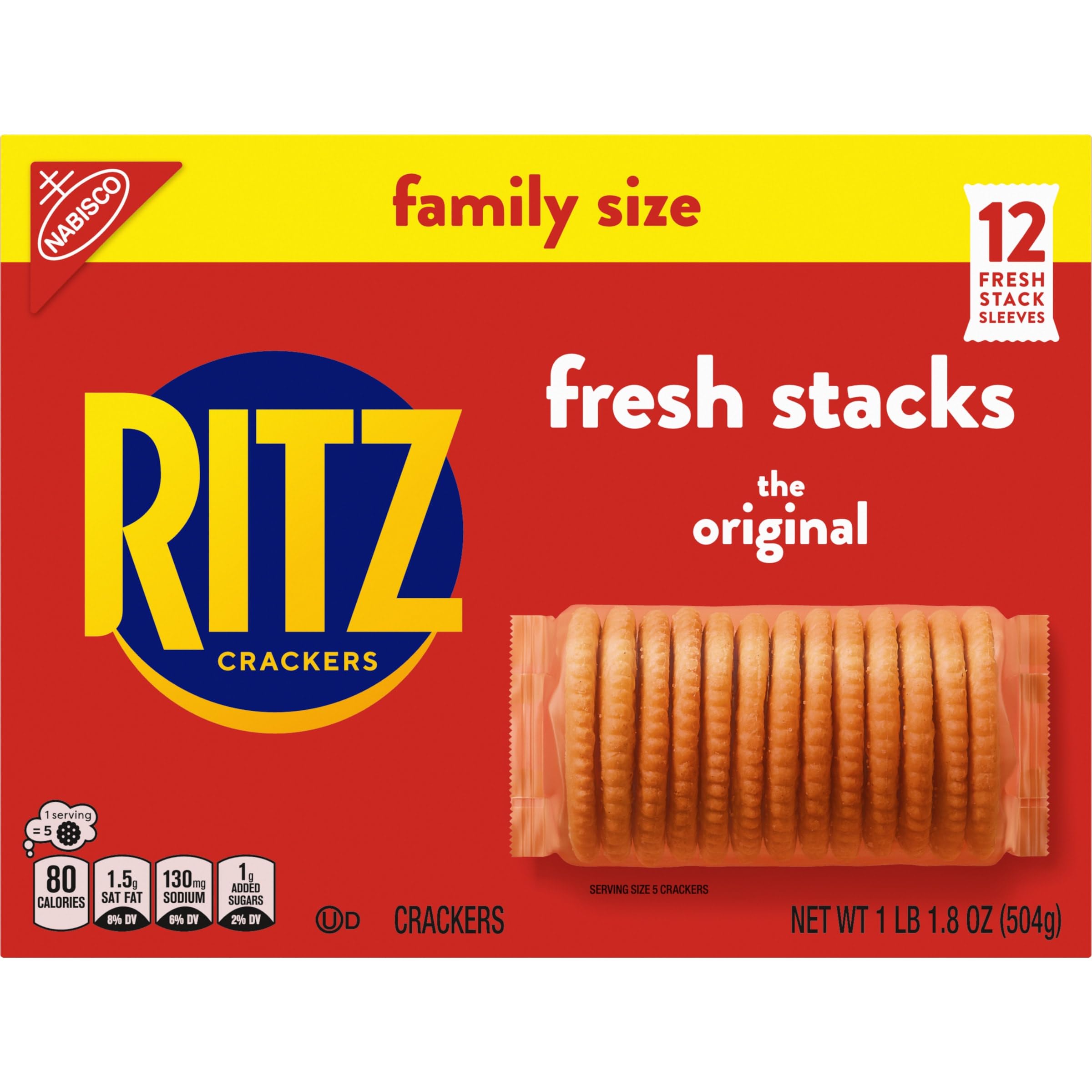 Fresh Stacks Original Crackers, Family Size, 17.8 oz