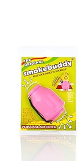 Smoke Buddy Personal Air Purifier Cleaner Filter Removes Odor - Pink