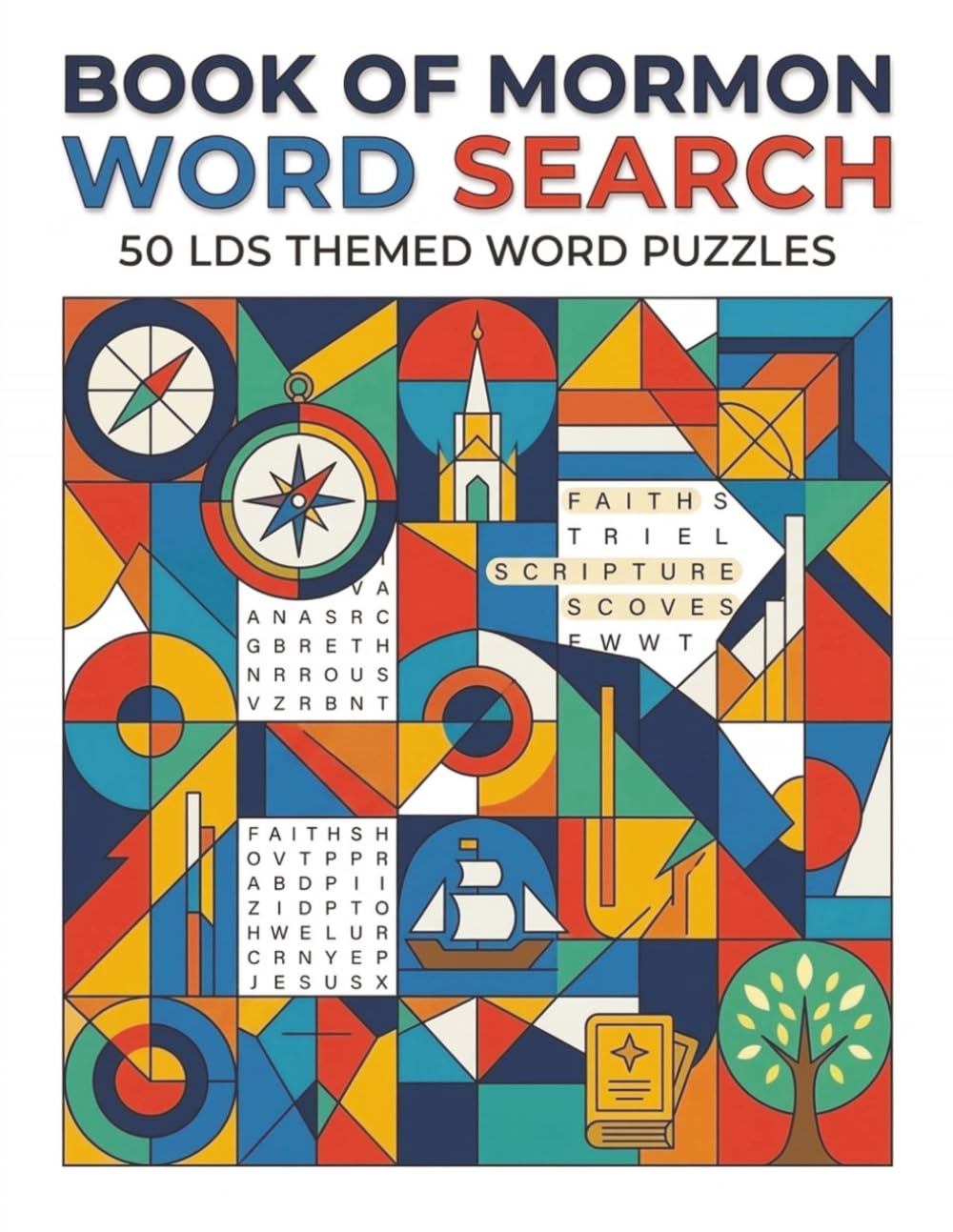 Book of Mormon Word Search: 50 LDS Themed Word Puzzles