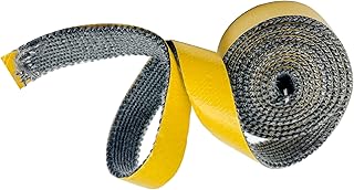 Stove and Fireplace Replacement Gasket Tape, High Temperature Fiberglass Flat Gasket Tape ,Self Adhesive Flat Gasket for Woodburning Coal Stoves Smokers (1" Width 78" Length)
