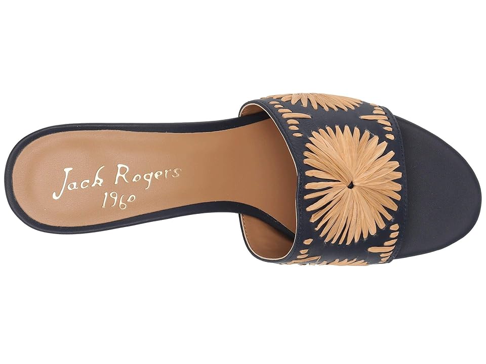 

Jack Rogers Bettina Mid Heel (Midnight/Tan) Women's Shoes, Blue