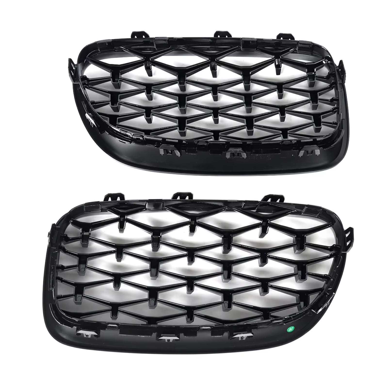 Griglia Anteriore Auto Per Per Serie 5 F10 F11 | Griglia del rene del paraurti anteriore Griglie racing stile diamante Griglia del radiatore Griglia Anteriore Doppio