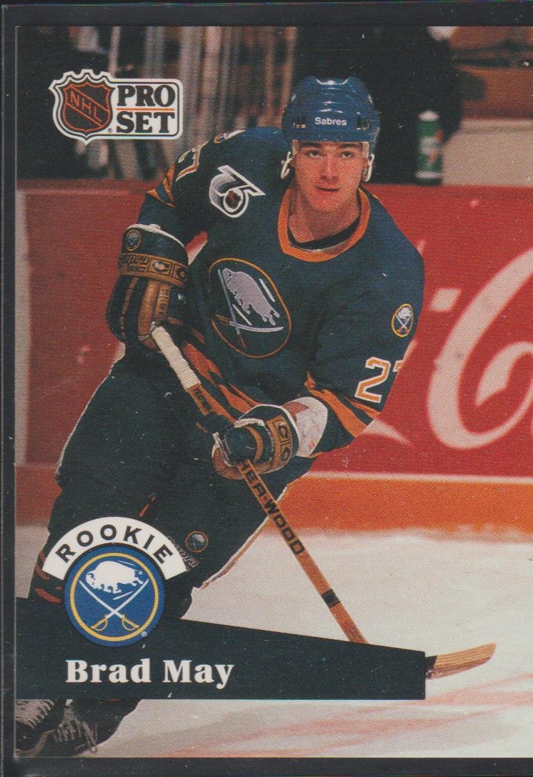 1991 Pro Set Brad May Sabres Rookie Hockey Card #523 at Amazon's Sports  Collectibles Store