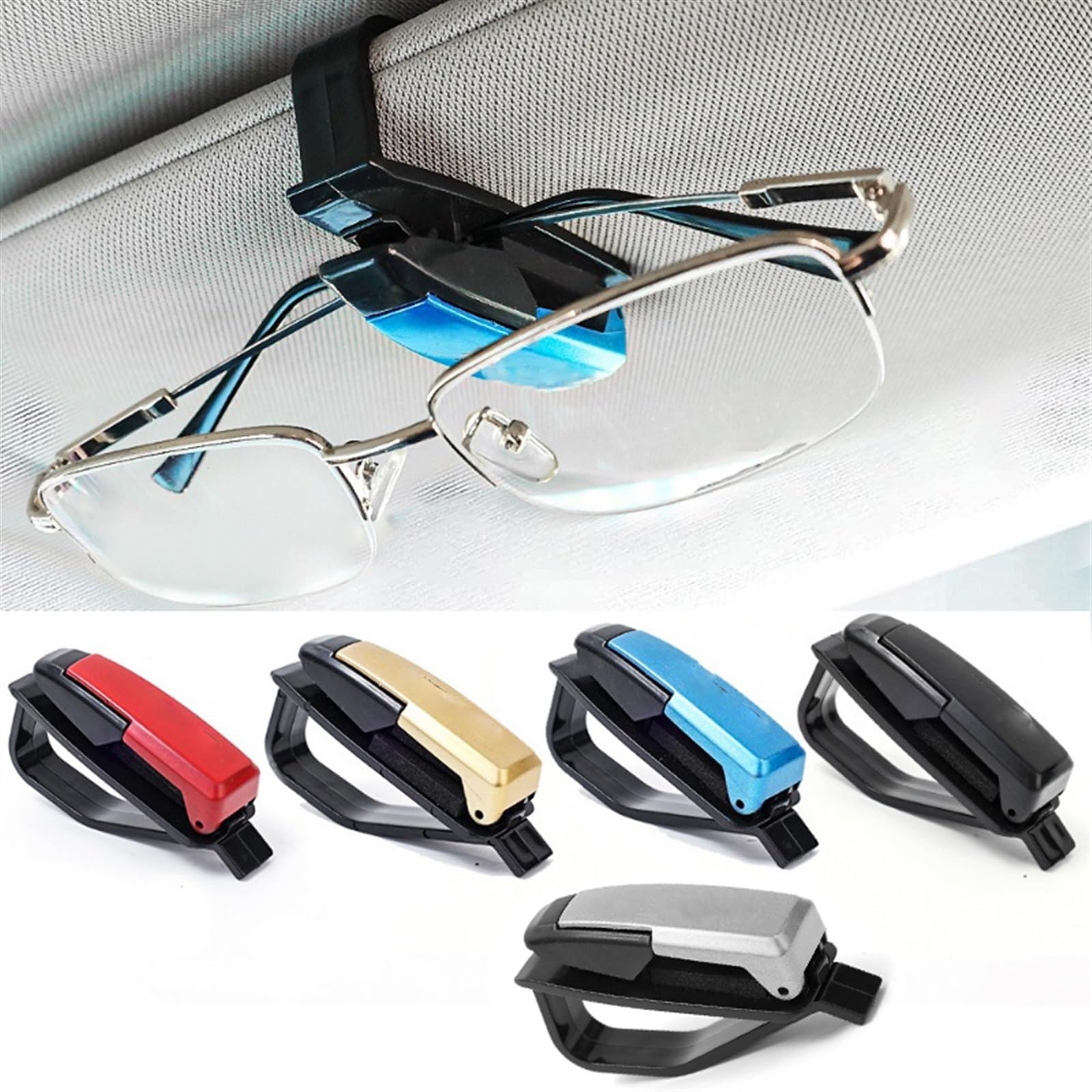 WILSEM Porte-Lunettes De Soleil De Voiture Clip Voiture Pare-Soleil Porte-Lunettes Accessoires De Voiture pour Benz pour Sprinter Étui Lunettes (Color : 1 UK)