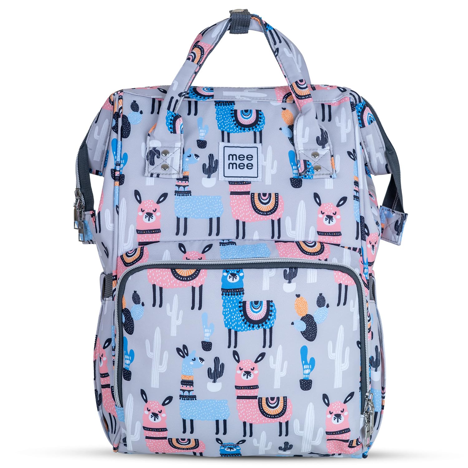 Mee Mee Cuddle Carry Diaper Bag Backpack for Moms & Dads, 20L Large Capacity with 14 Pockets, Insulated Bottle Pockets, Water-Resistant Oxford Fabric, Multi-Functional Baby Travel Tote.-image-43