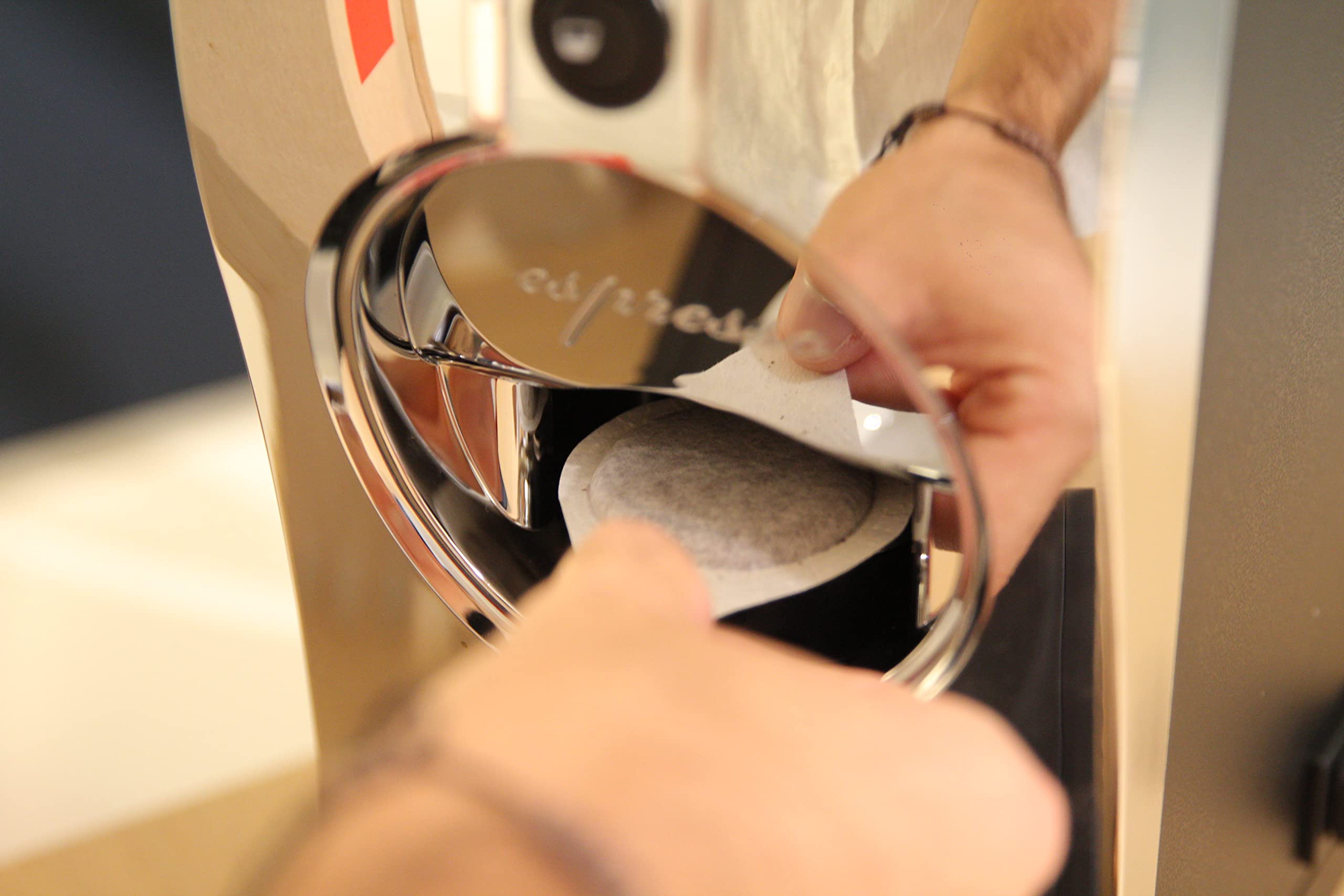 Musetti Kaffee, 150 kompostierbare Kaffeepads, 100% Arabica Evolution Blend mit zartem und fein-säuerlichem Geschmack, in 44 mm Filterpapier