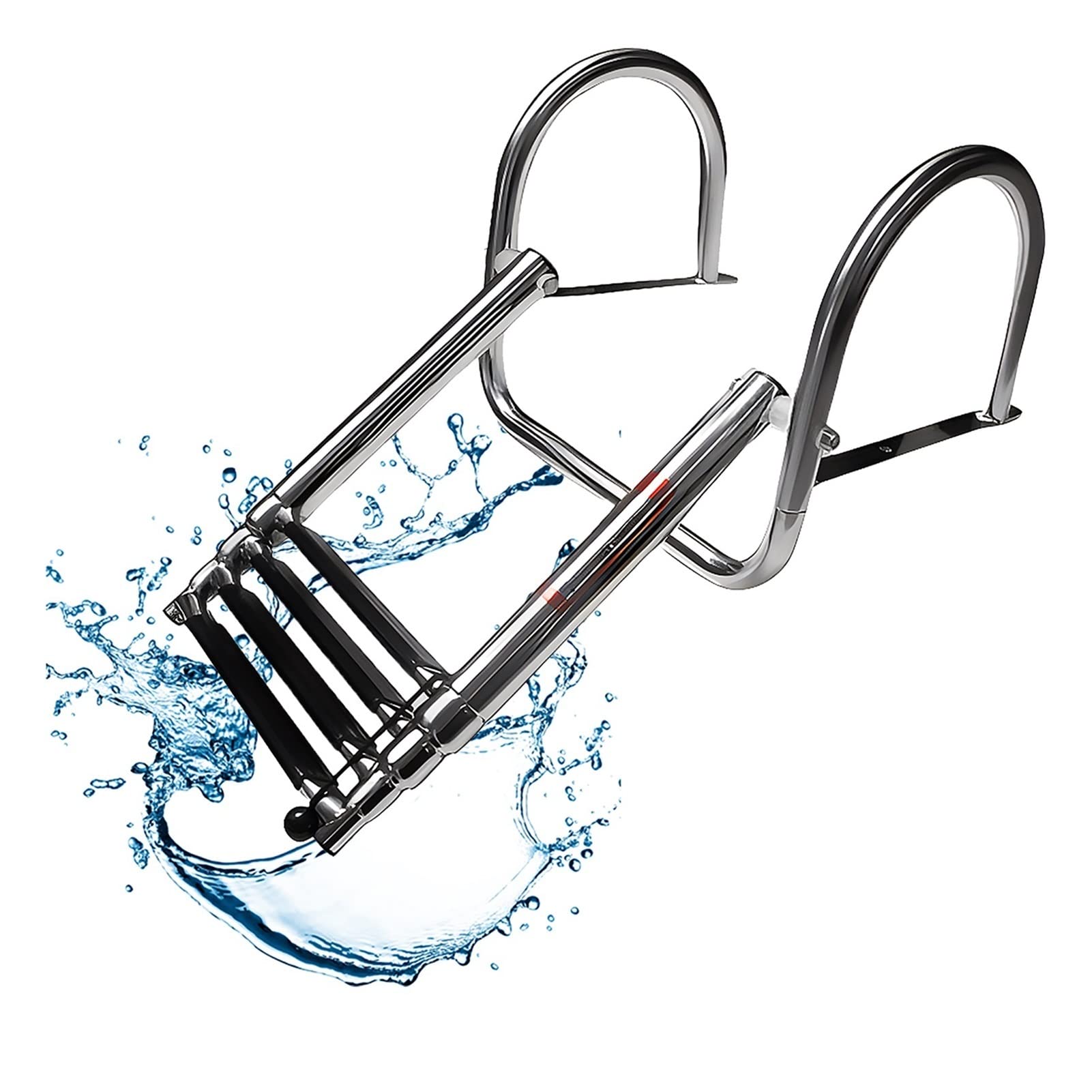 Buy Boat ladder Swim Ladder for Boats Foldable & Retractable, 4 Steps