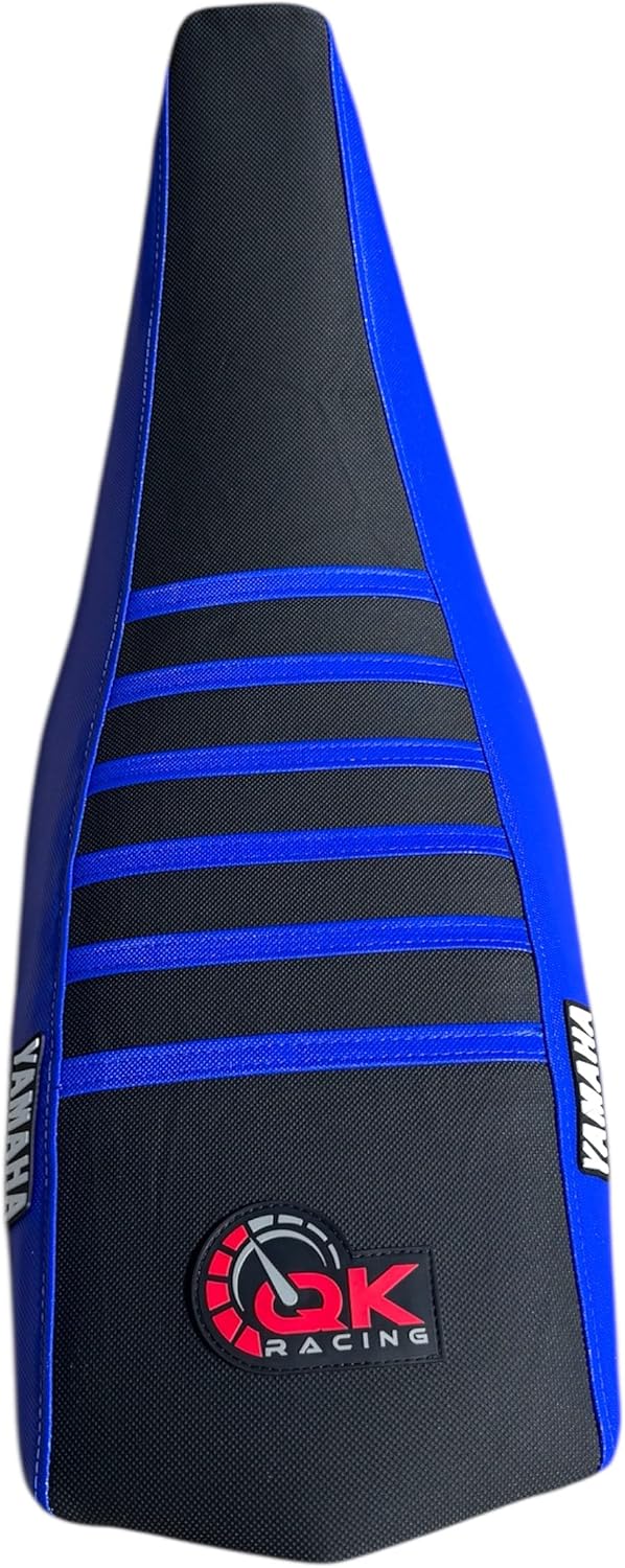 Seat Cover Compatible for Raptor 660 660R Seat Cover (2001-2005) - Black/Blue Ribs ATV Seat Protector for Enhanced Comfort and Style