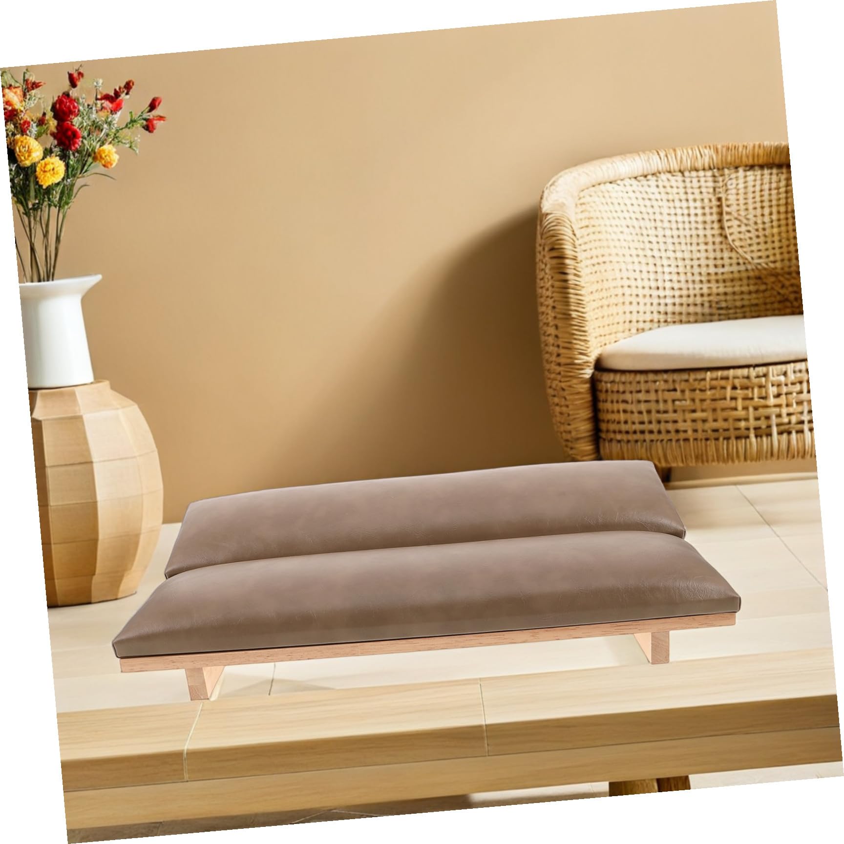Almohada para Reposamanos de Manicura Vintage Beige Pu