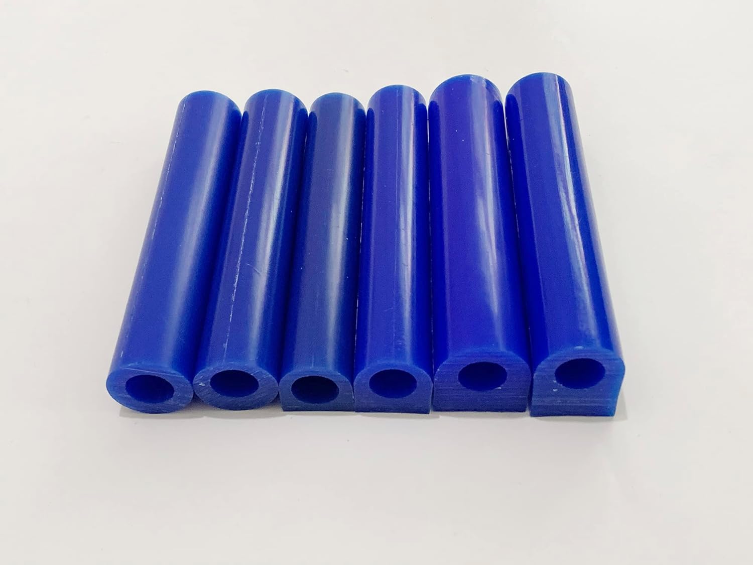 6PCS Blue Ring Wax Tube Carving Wax Mold Hole Round Molding Wax Tool Jewelry Ring Casting Mold Kit Ring Wax Making Kit