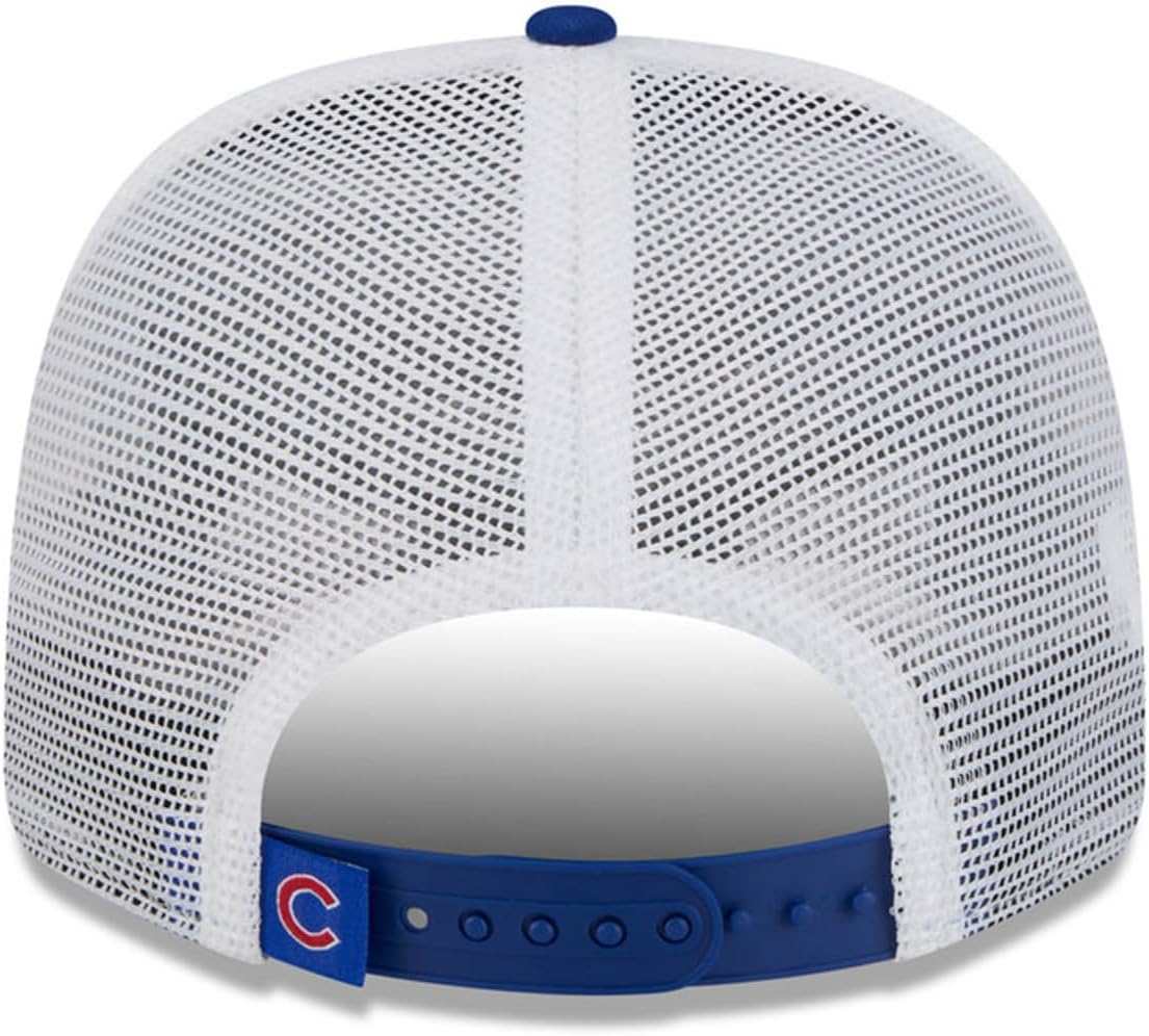 New Era Chicago Cubs Trucker 9Seventy Snapback Adjustable Hat Blue