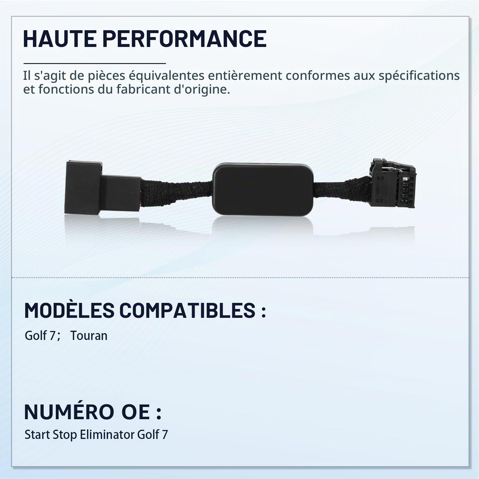 Système de Démarrage et d'arrêt Automatique du Moteur de Voiture pour Golf 7 Golf 7.5 Passat B8 B8.5 Touran T-Roc éliminateur de démarrage et d'arrêt Connecteur Start Stop