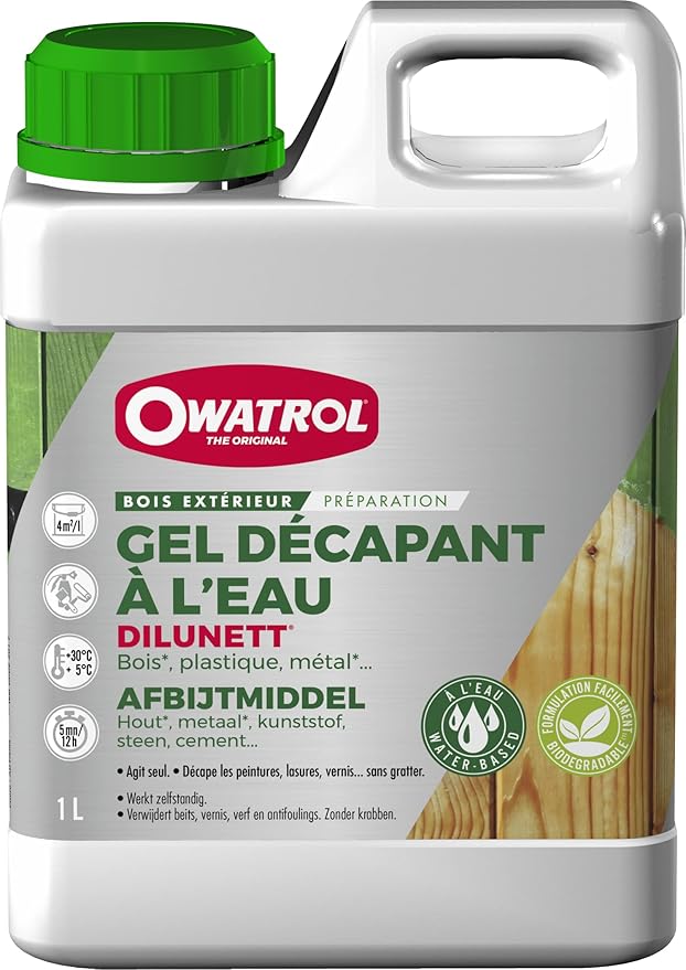 Owatrol 1 Litre Paints and Coatings Remover Gel Amazon.co.uk