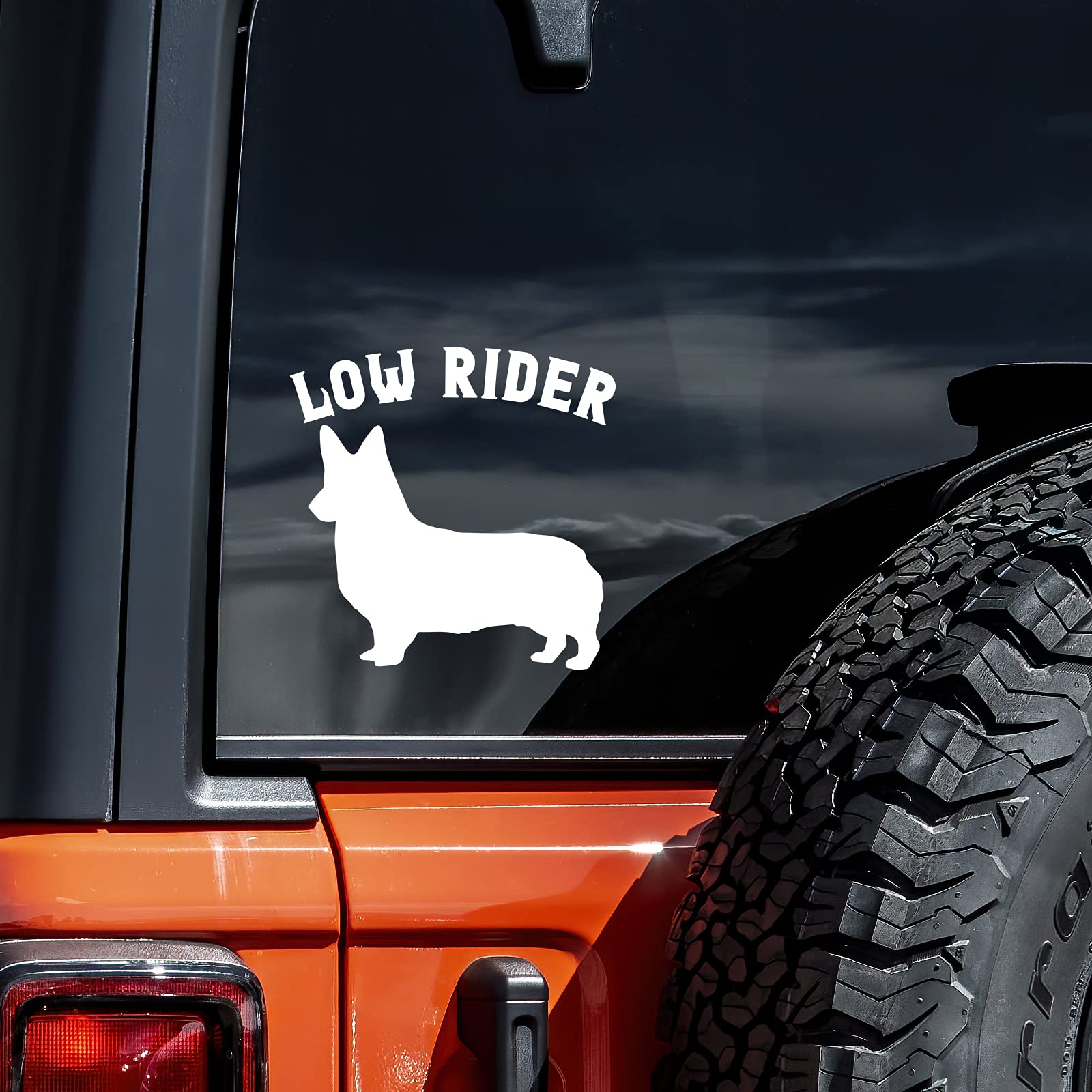 Low Rider Decal Lowrider Decals & Stickers Cardigan Welsh Corgi Sticker