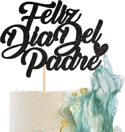 1 paquete de decoración para tartas con purpurina para el Día del Padre, decoración de pasteles para el Día del Padre, decoración de pasteles para